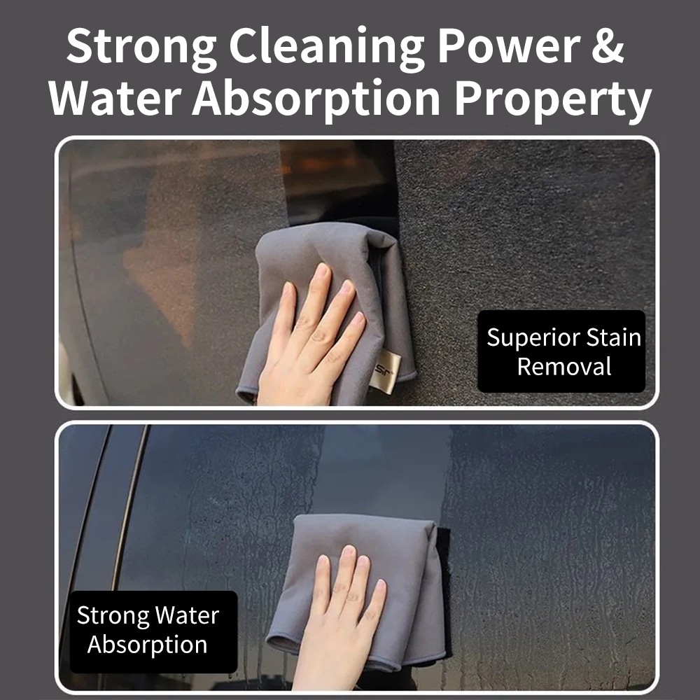 5PCS Microfiber Cleaning Cloth Towel Rag Car Polishing Auto Detailing No Scratch