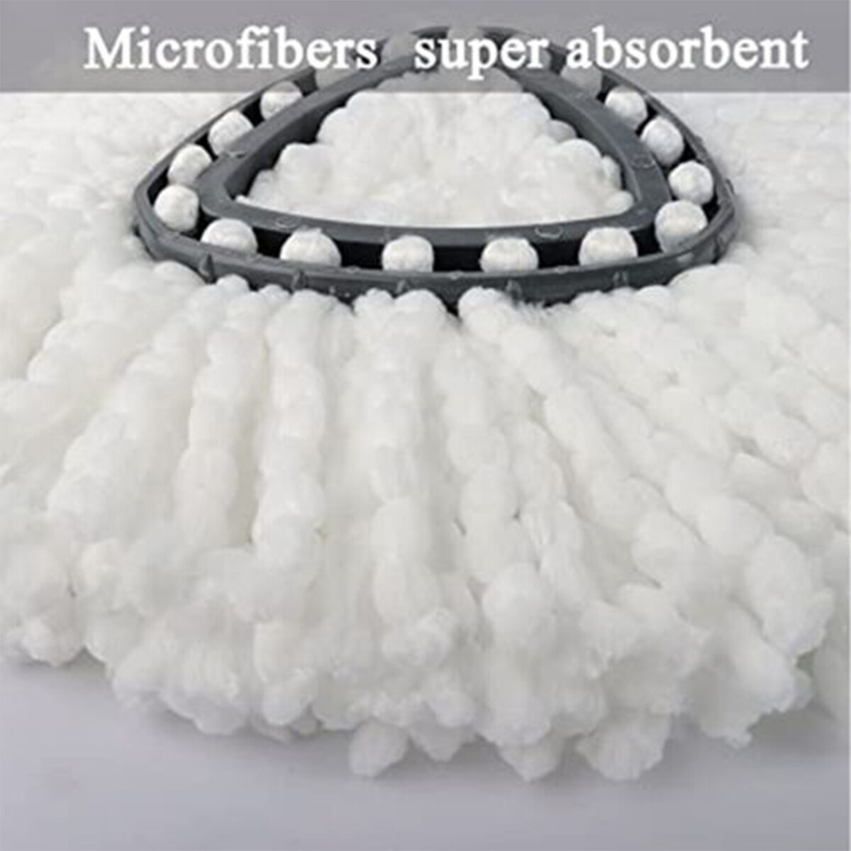 Replacement Mop HEAD For O-Cedar Spin Mop Easy Clean Wring+Brush+mop base