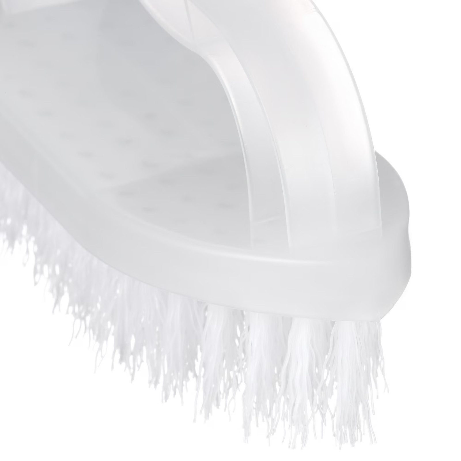 Great Value Iron Handle Multi-Purpose Cleaning Scrub Brush, White, 1 Count