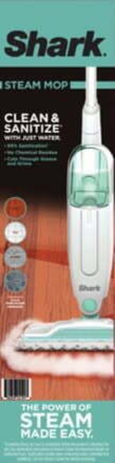 Steam Mop Home Living Room W/ Removable Water Tank Lightweight Corded Electric