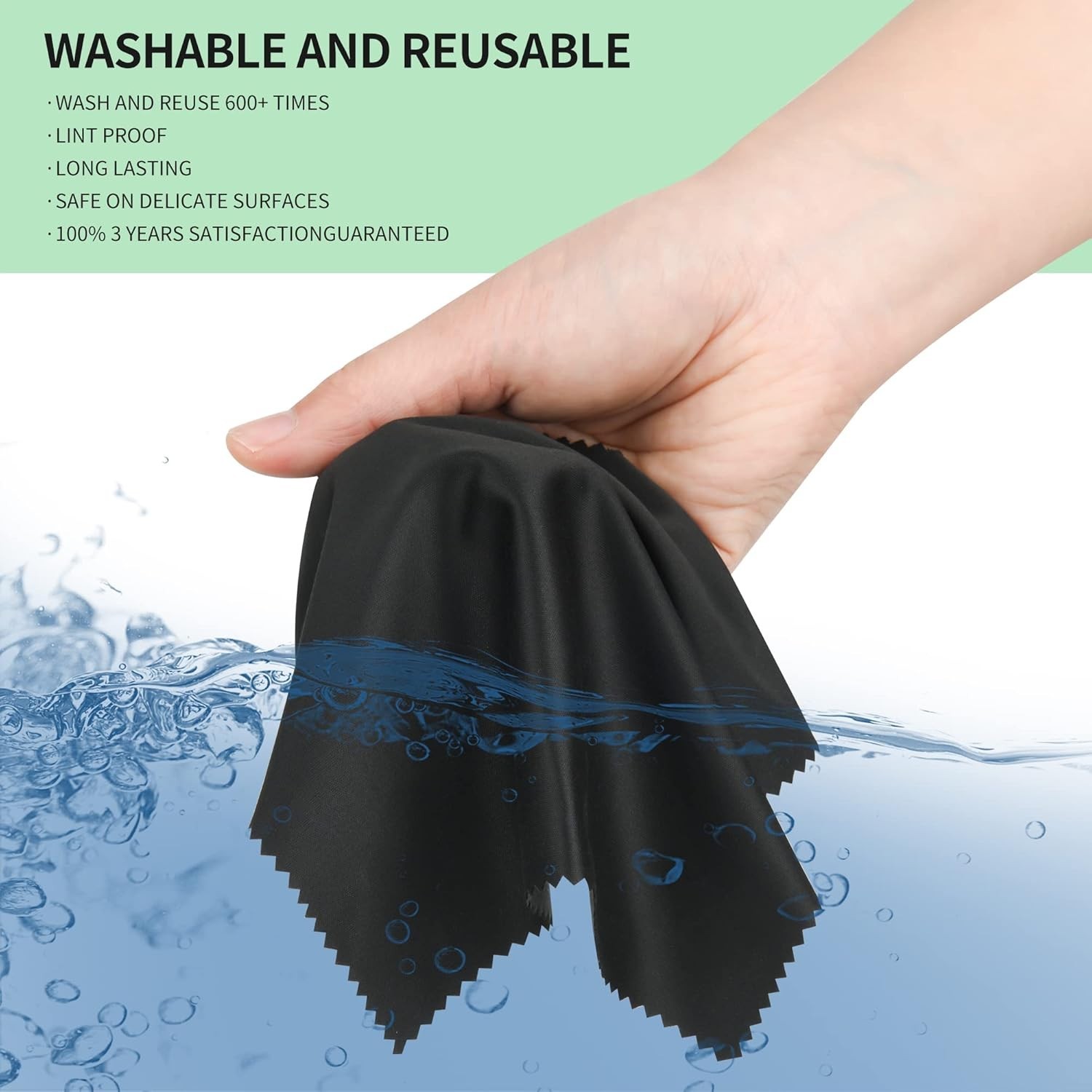 18 Pack Multicolor Microfiber Cleaning Cloths, 7″ x 6″ – Perfect for All Devices