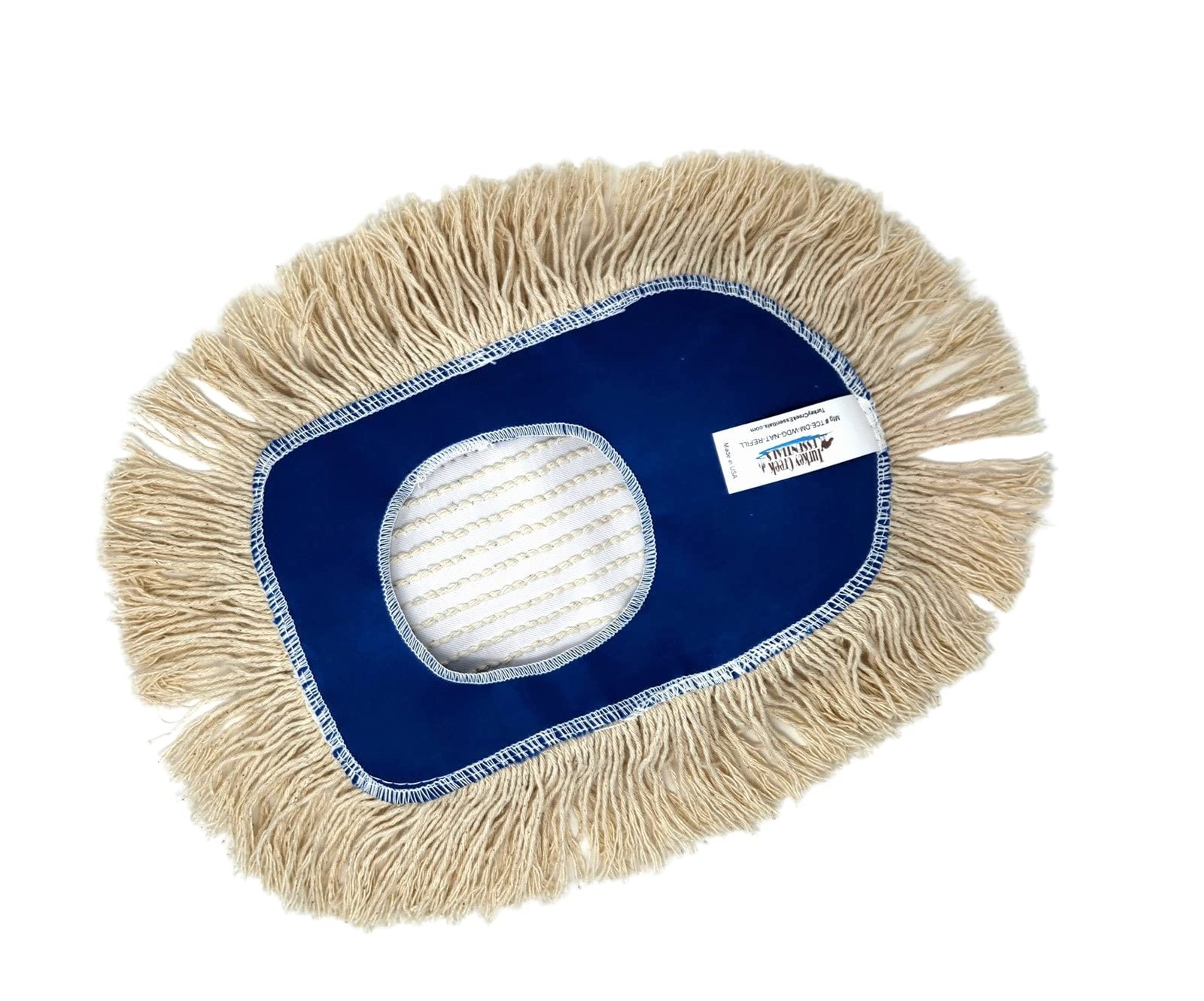 Turkey Creek Essentials 10 Inch x 6.5 Wedge Dust Mop Natural / Blue