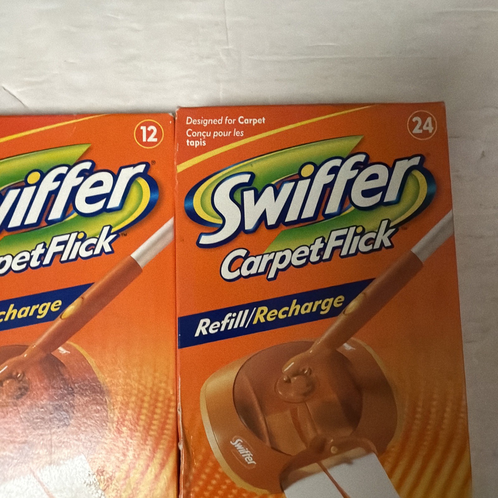 Swiffer CarpetFlick 36 Count Refii/Recharge Cleaning Cartridges NOS