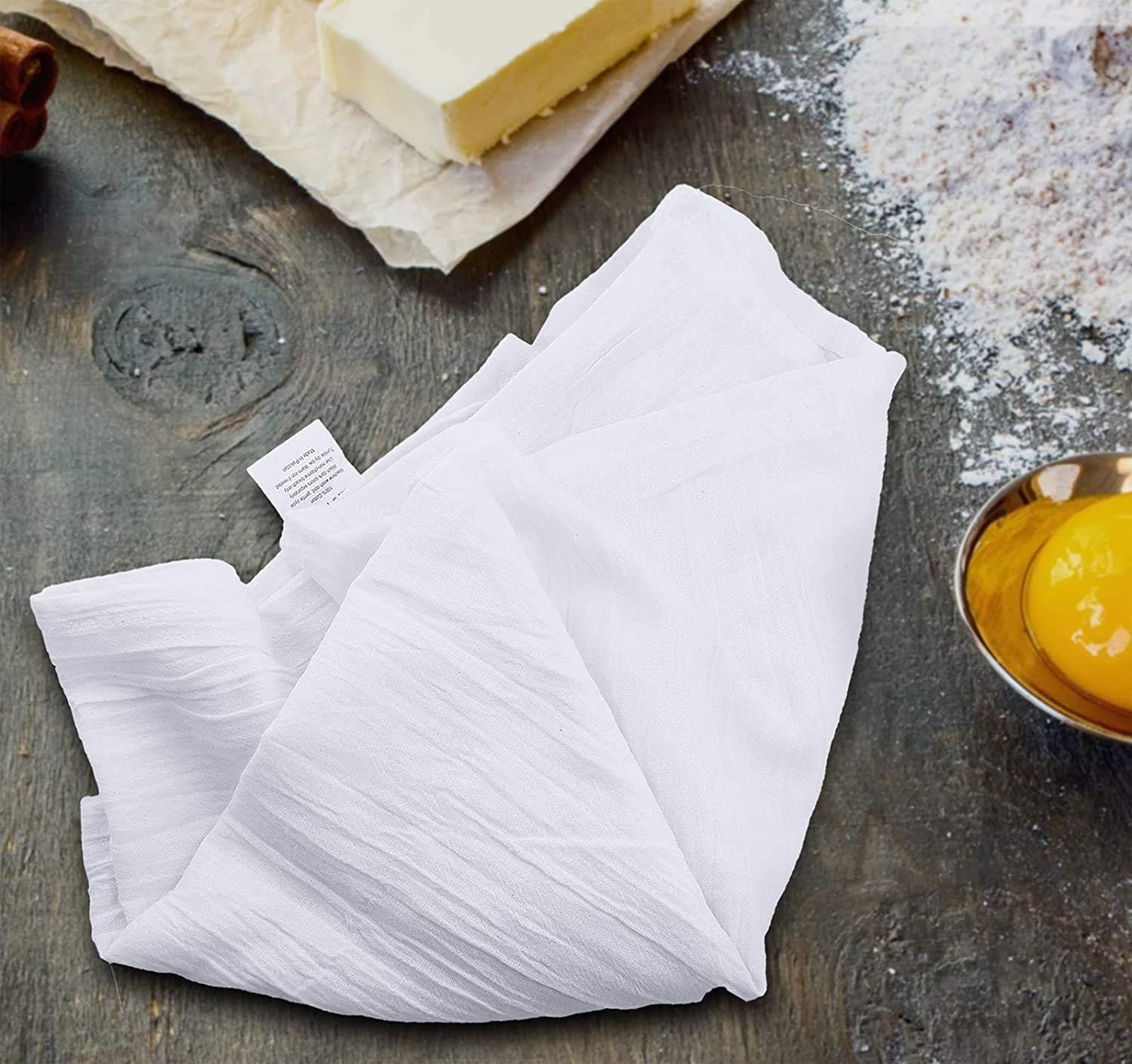 Simpli-Magic Flour Sack Kitchen Towels 24″x24″ (12 Pack) – 100% Cotton,
