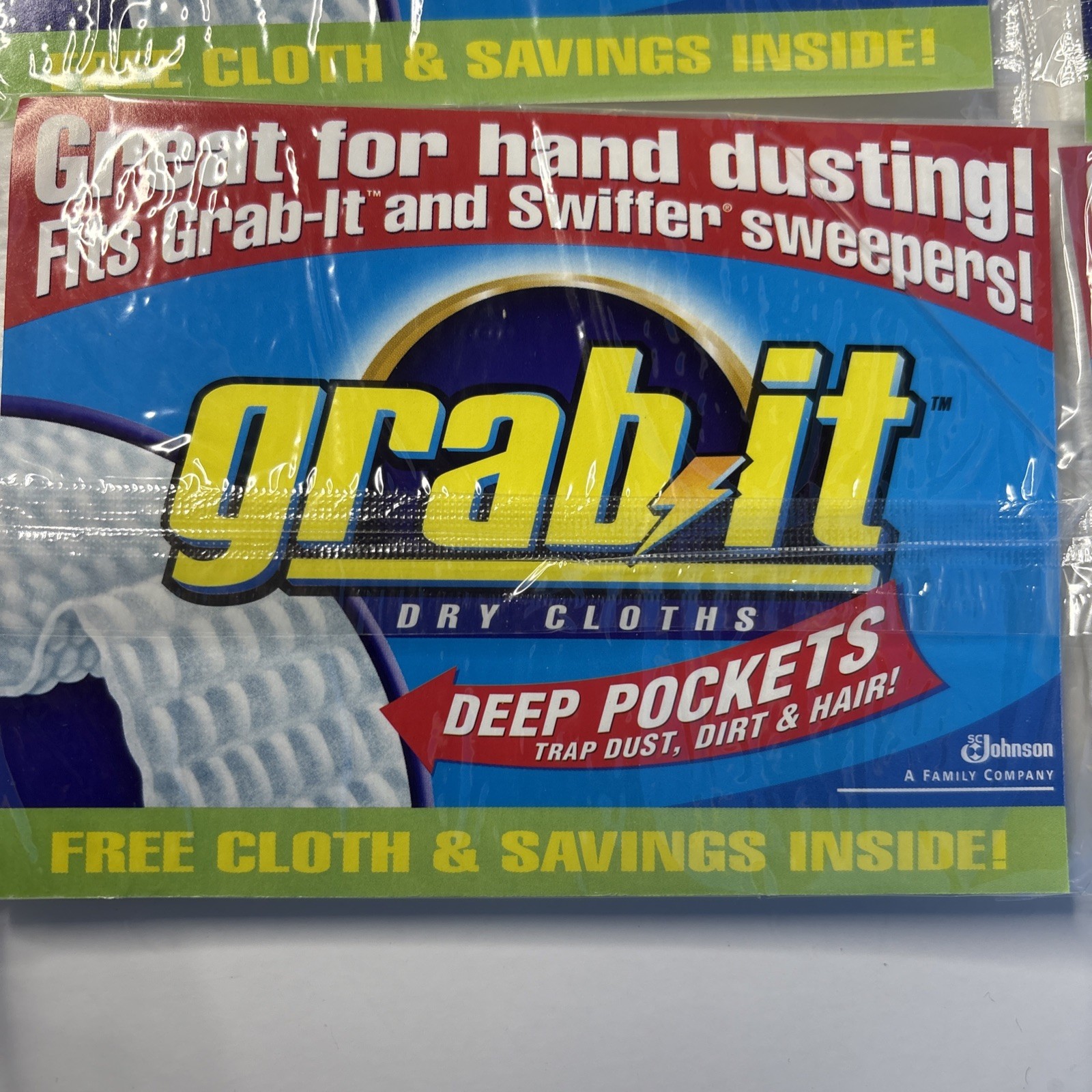 Pledge Grab It Dust Allergen Dry Cloths Unscented 20 New Discontinued FREE SHIP