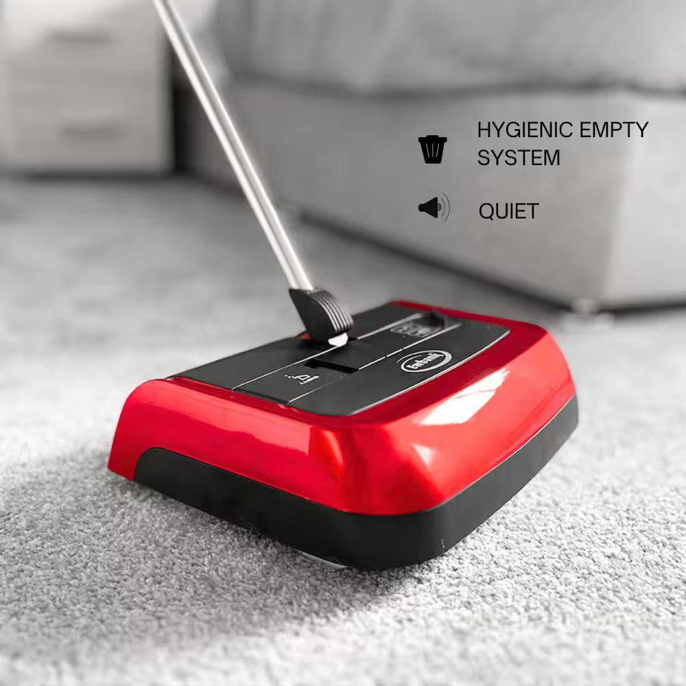 Evolution 3-Sweeper for Hard Floors and Carpets with Adjustable Height, Manual F