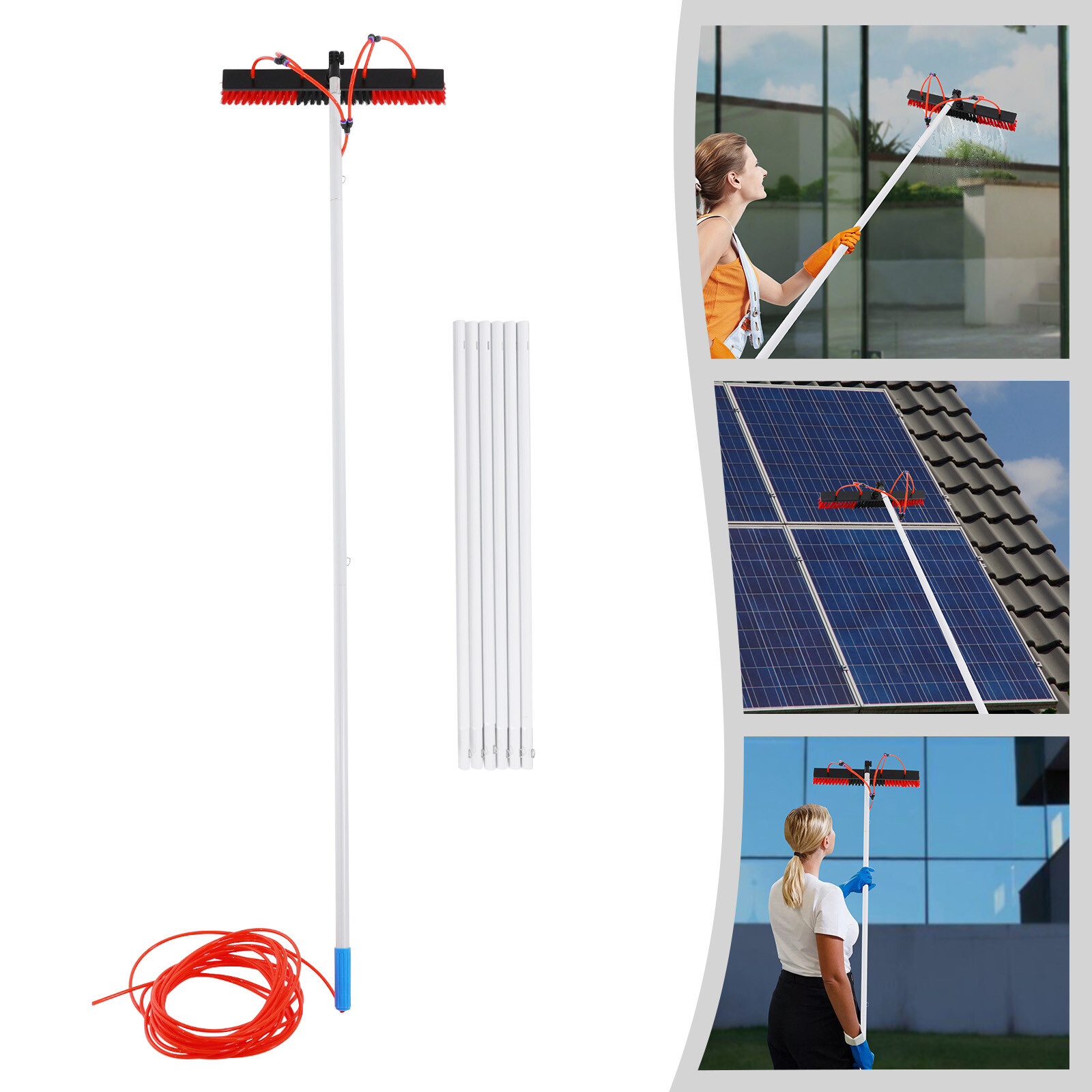 Cleaning Brush Kit for Solar Panel Window Cleaning Equipment Window Clean Tool