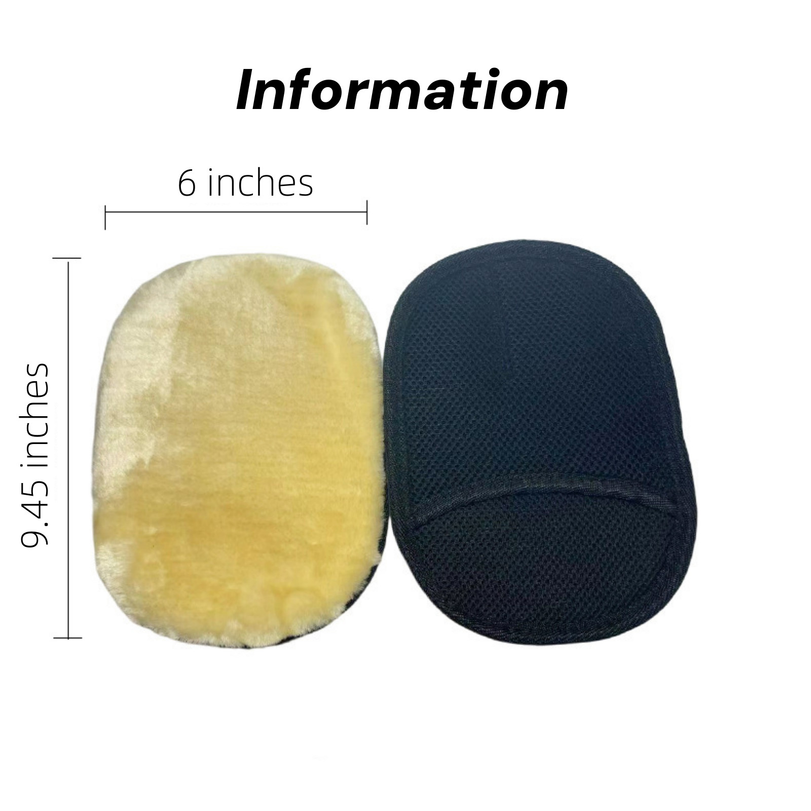 2 Pack Premium Car Wash Mitt Soft Plush Cleaning Gloves Scratch Free Auto Care