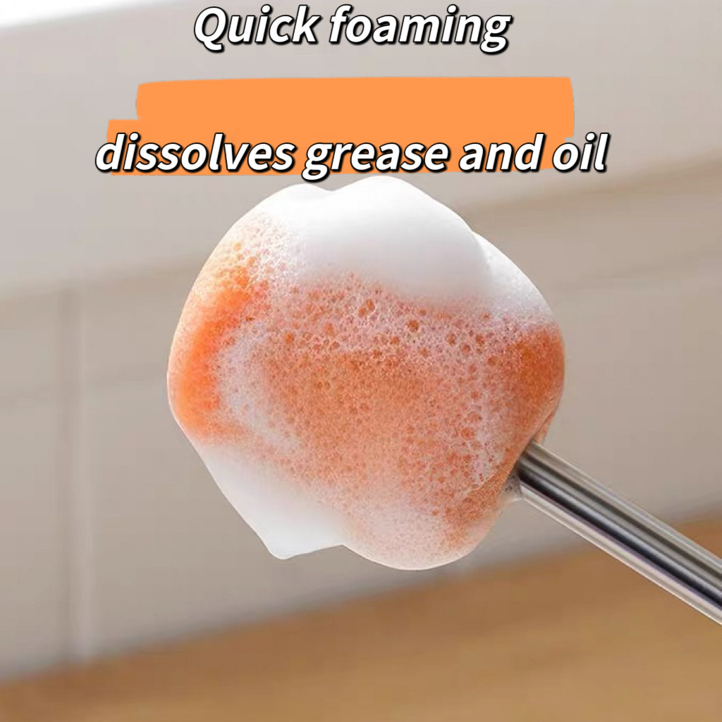 3 in 1 Portable Scalable sponge cup brush, Cup Cover Cleaning Brush Household