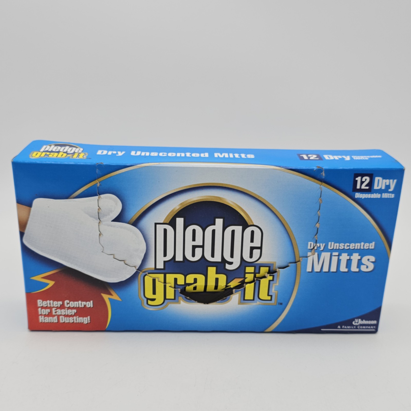 Pledge Grab It Dry Unscented Disposable Hand Dusting Mitts Gloves 5 UNUSED MITTS
