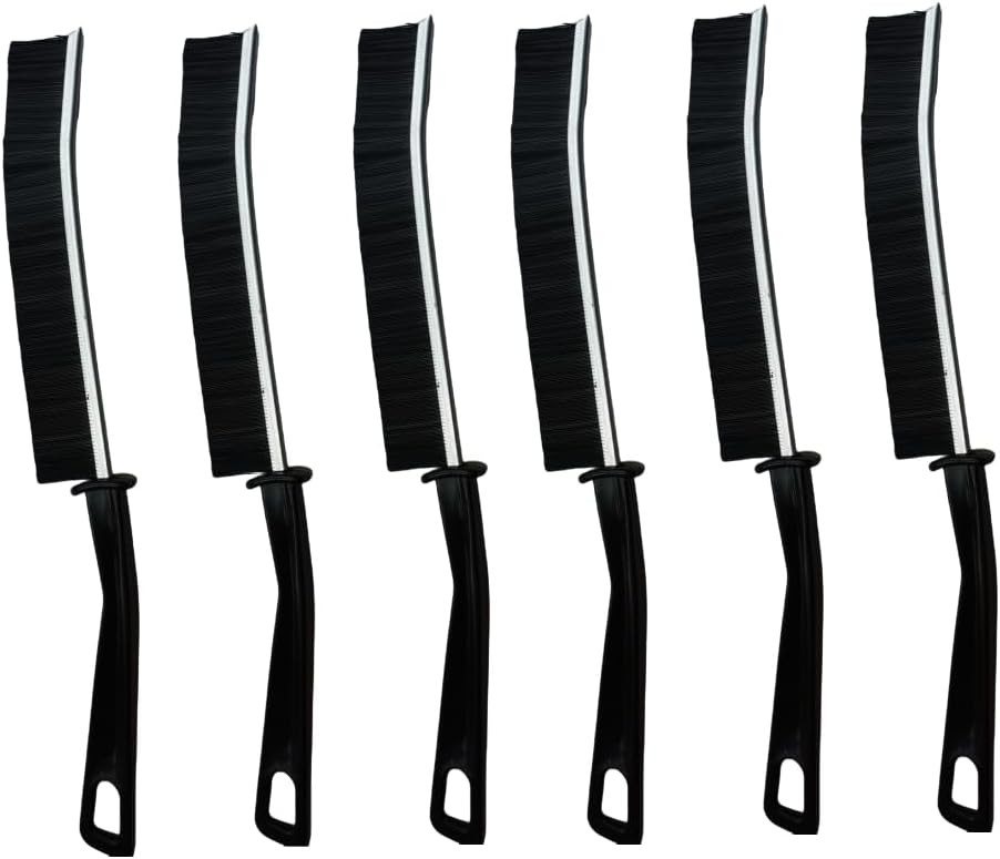 6PCS Crevice Cleaning Brush,Gap Cleaning Brush, Slim Flat Curved Brush for
