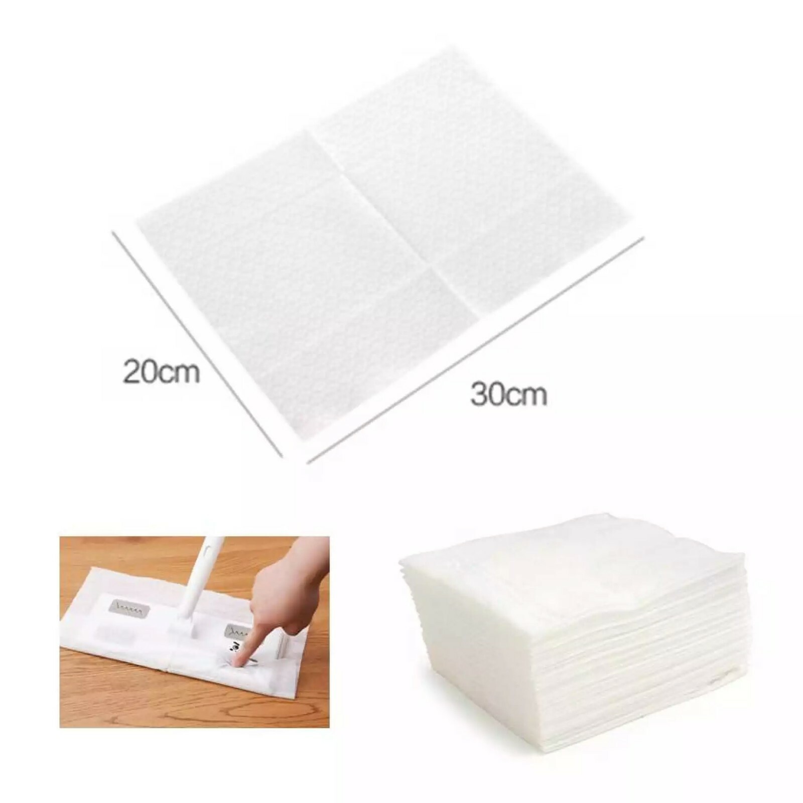 Adore Pro Floor Cleaning Mop Pads Dry Wipes on Wood Tile Laminate Floor Cleaner