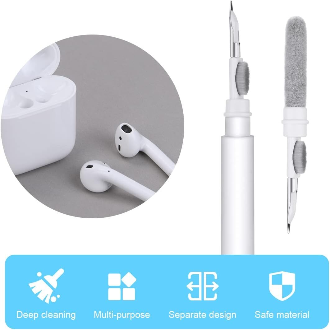 Cleaning Pen For Airpods Pro1 2Earphones Cleaner Kit Soft Brush Case Earbuds Lot