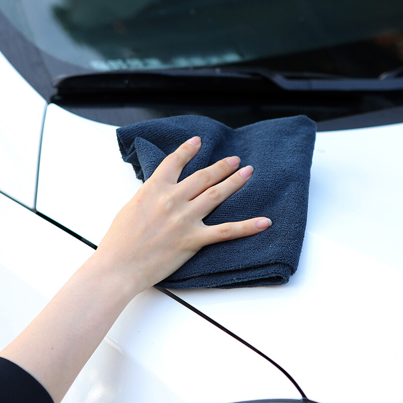 Bulk Edgeless microfiber towels cleaning towel plush 16×16″ 380 gsm lint free