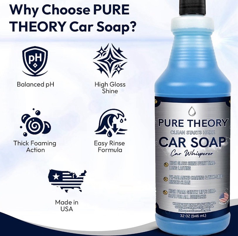 Pure Theory – Car Whisperer – Premium Wash Soap 32 fl oz (Pack of 1)