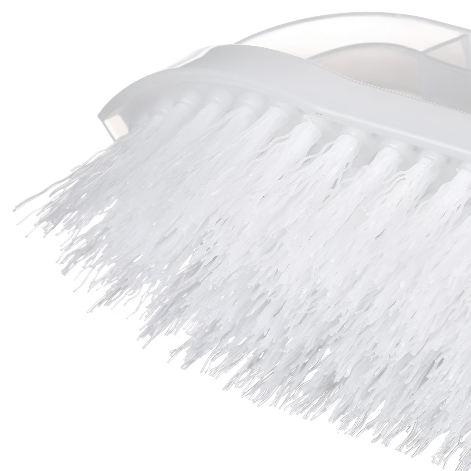 Great Value Iron Handle Multi-Purpose Cleaning Scrub Brush, White, 1 Count