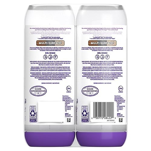 Floor Cleaner Solution Refills 2 Pack 25.3 oz Fresh Scent Compatible PowerMop
