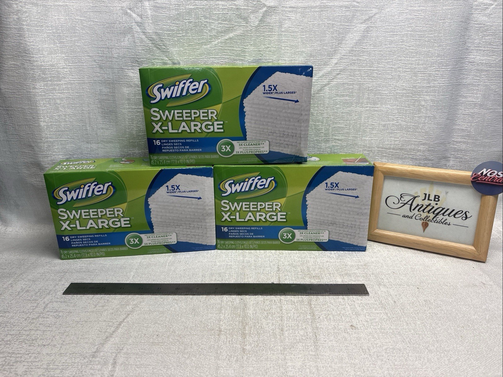SWIFFER XL Unscented Dry Sweeping Cloth Refills 16/ct *LOT OF 3- NOS