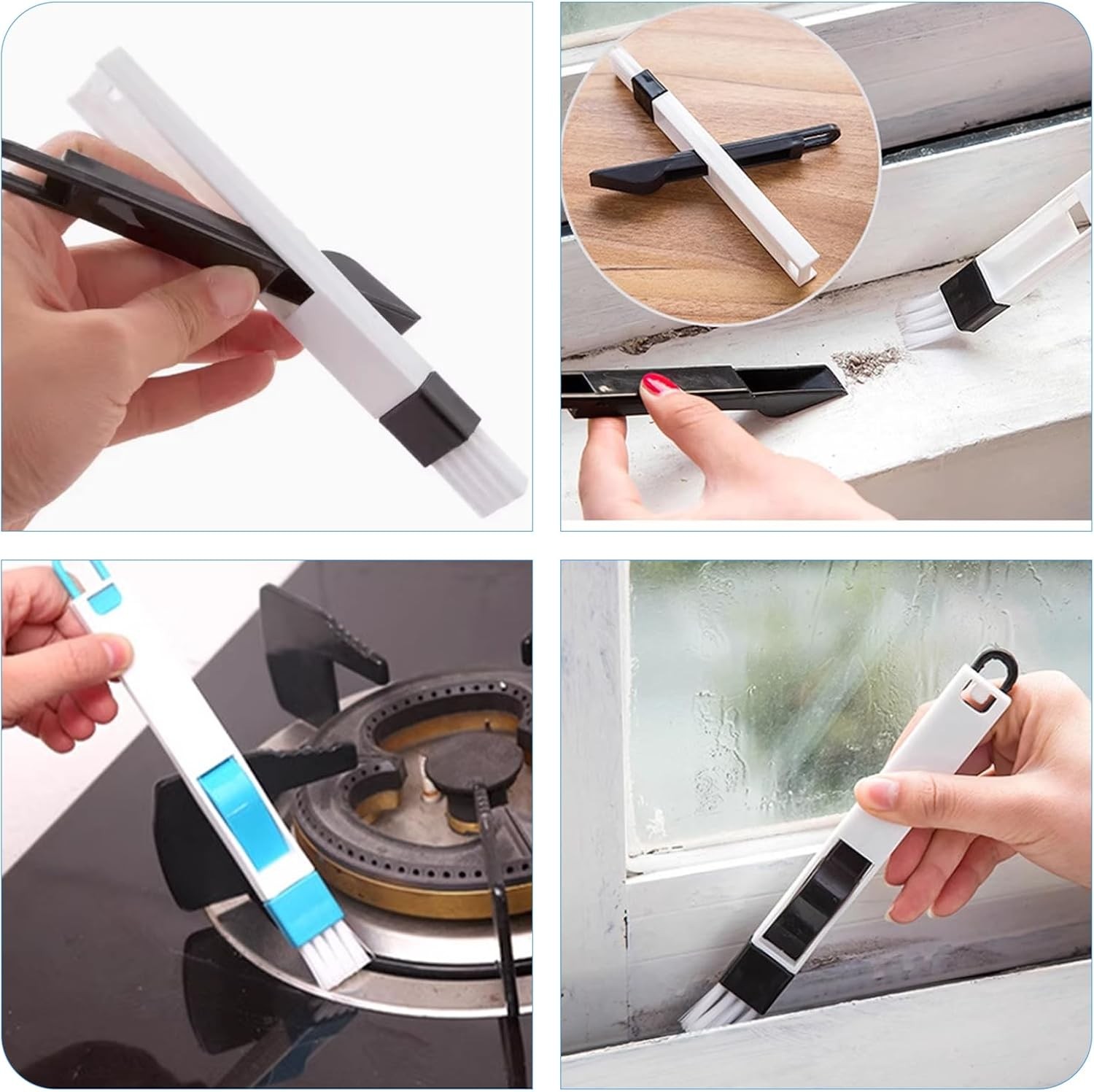 13Pcs Crevice Cleaning Brush Set, Multifunctal Hard Bristle Crevice