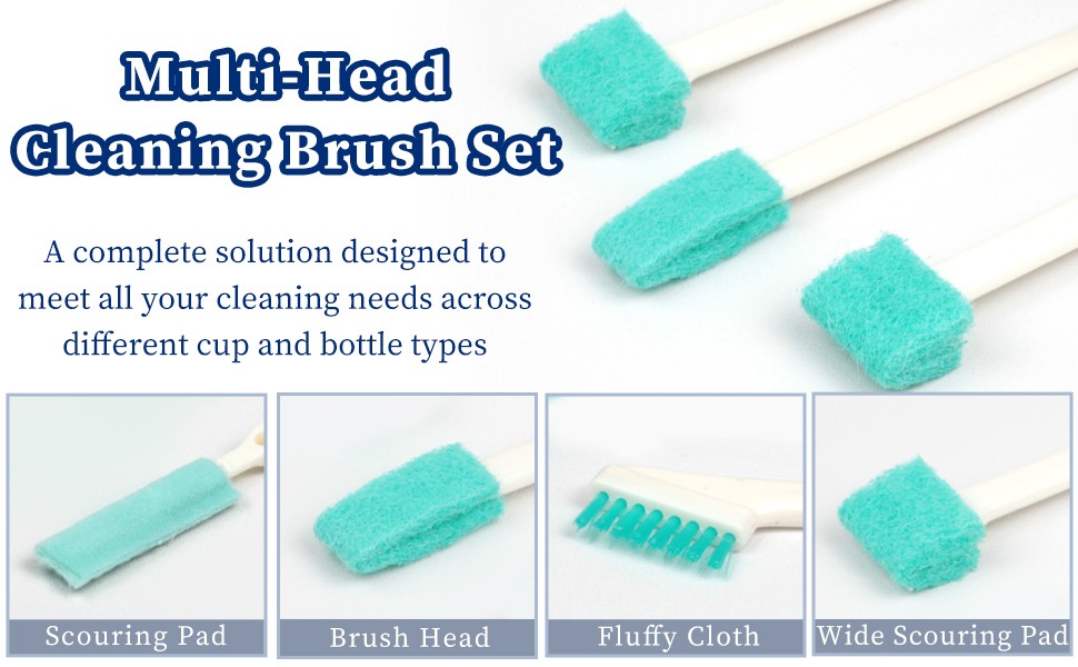 8-Piece Small Cleaning Brush Set for Tight Spaces, Mini Crevice Brushes for