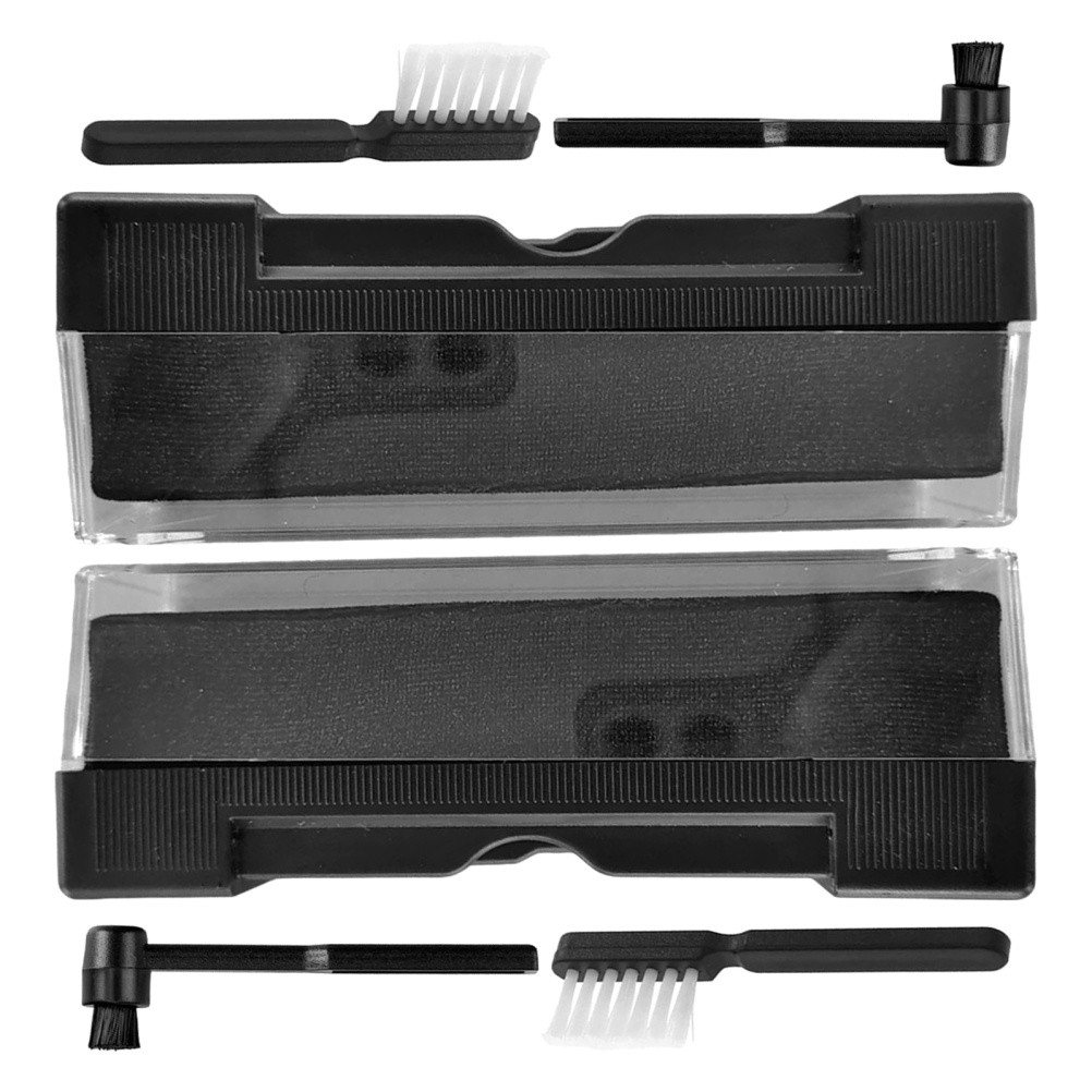 2 Sets Vinyl Record Player Cleaning Kit Brushes Needle Anti-static Dust