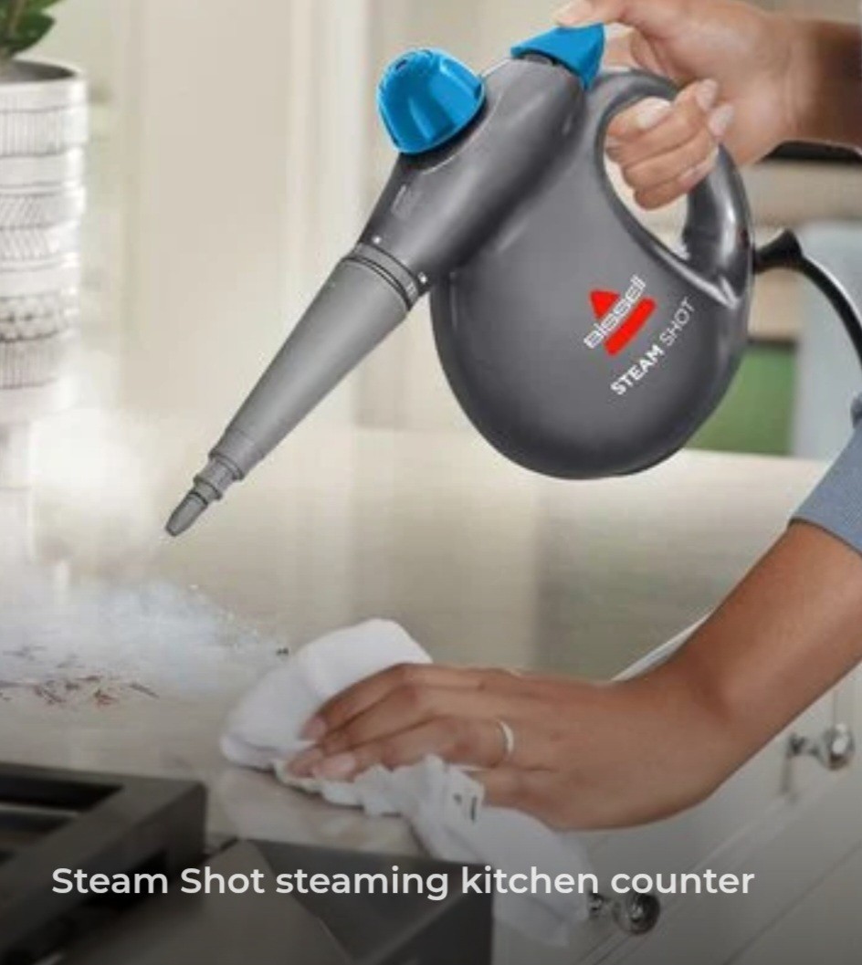 BISSELL Steam Shot Handheld Steam Cleaner & Sanitizer Kit New 4155D