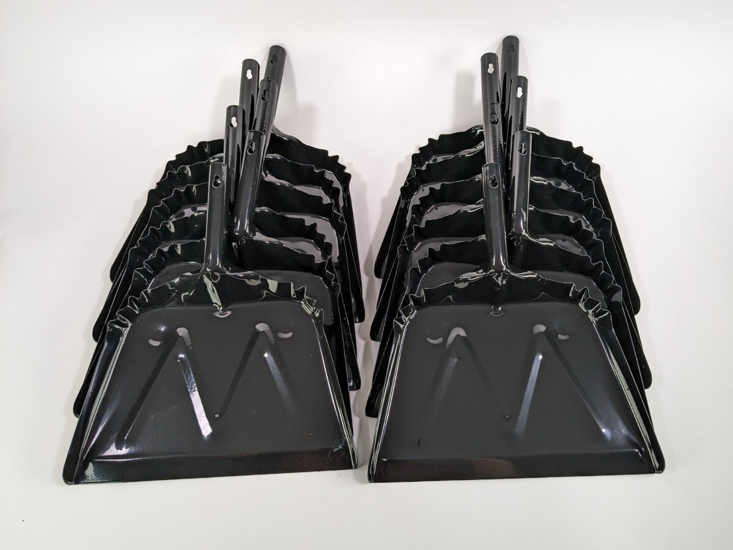 Weiler 71078 Heavy-Duty Metal Dust Pan (Pack of 12) Black