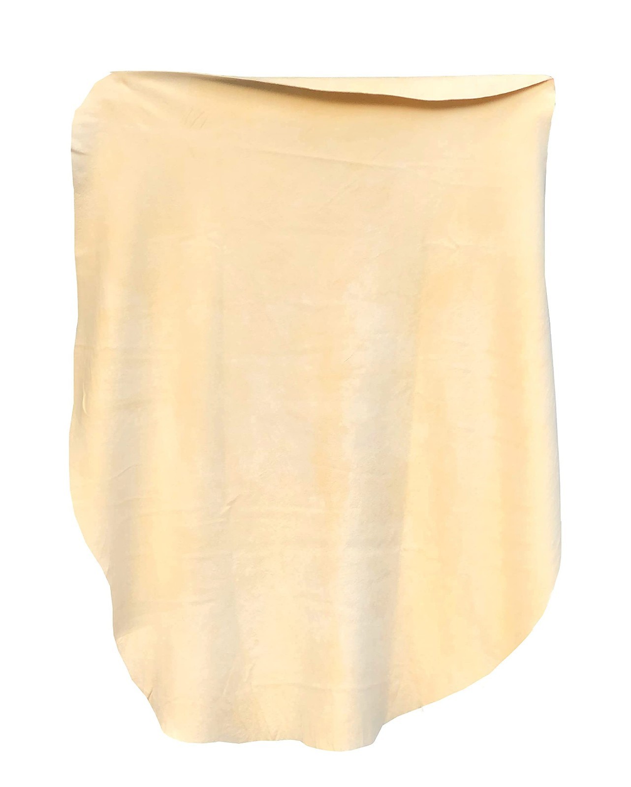 XL Chamois Car Drying Towel – Absorbent Natural Leather Cloth for Fast Drying