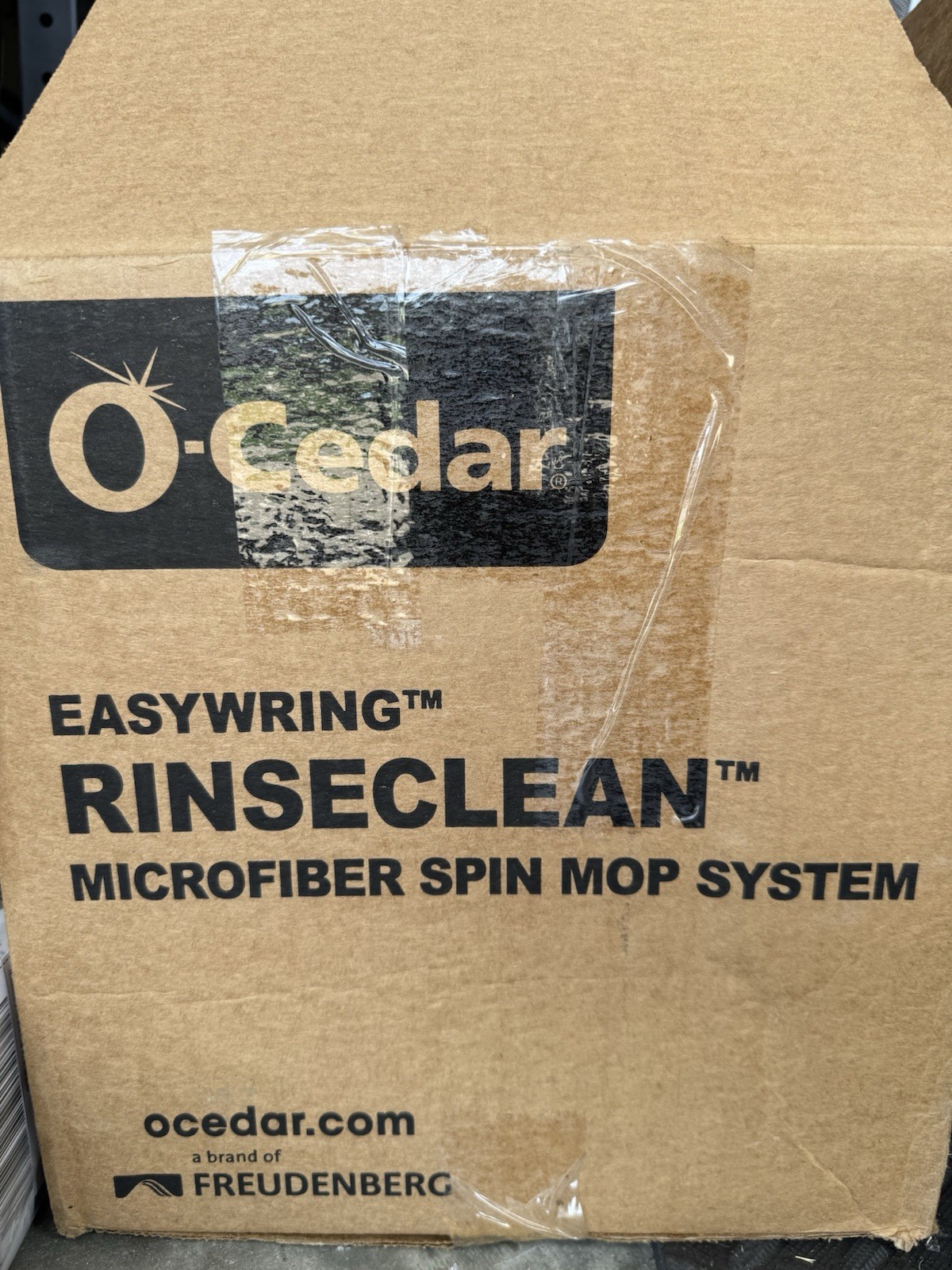 O-Cedar EasyWring RinseClean Microfiber Spin Mop & Bucket Floor Cleaning System