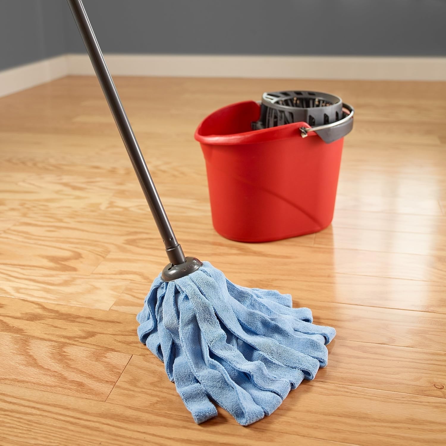 Blue Microfiber Cloth Mop Refill – 1 Count, Removes 99% Bacteria with Water