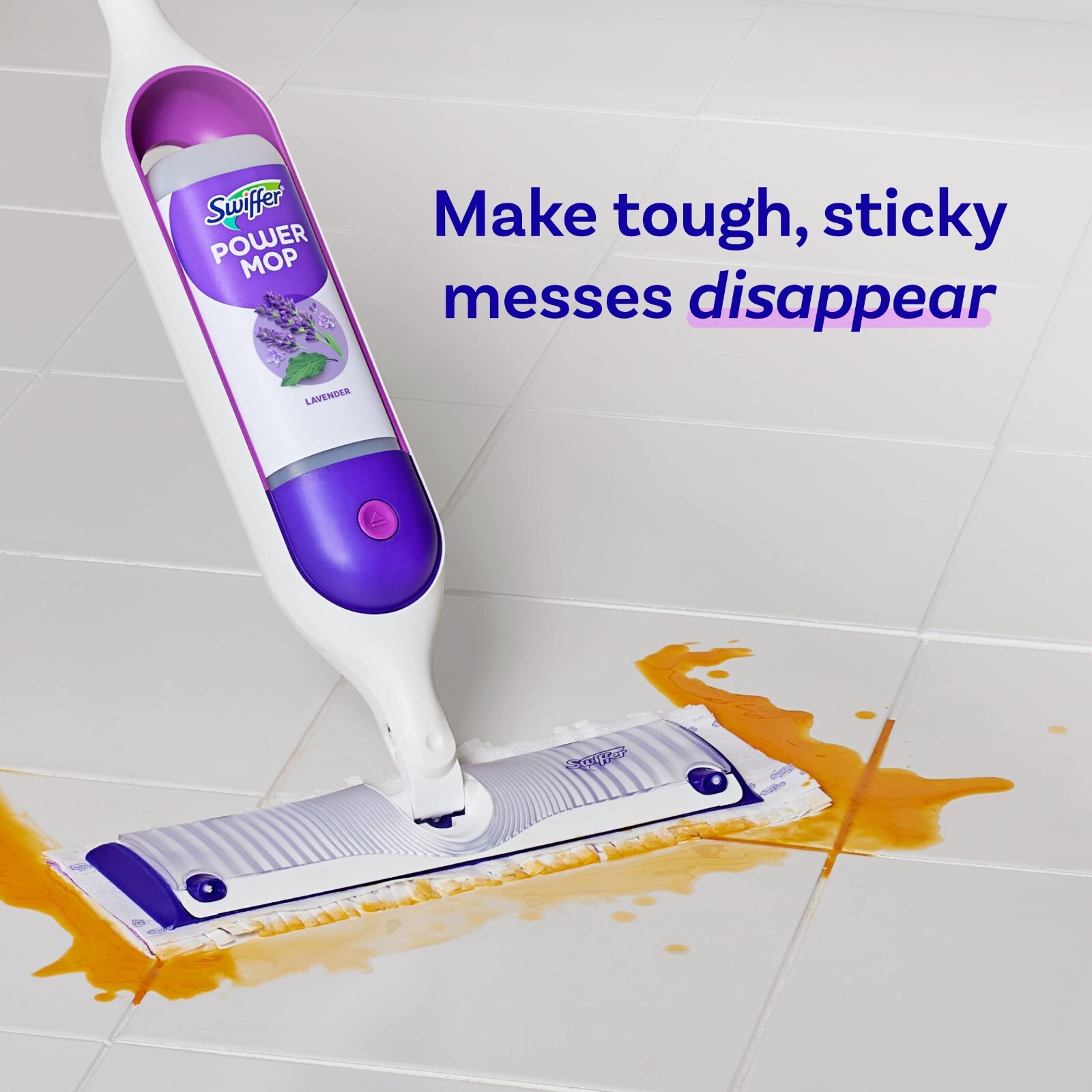 Swiffer Power Mop 25.3 oz Lavender Scent Floor Cleaner (2-Count)