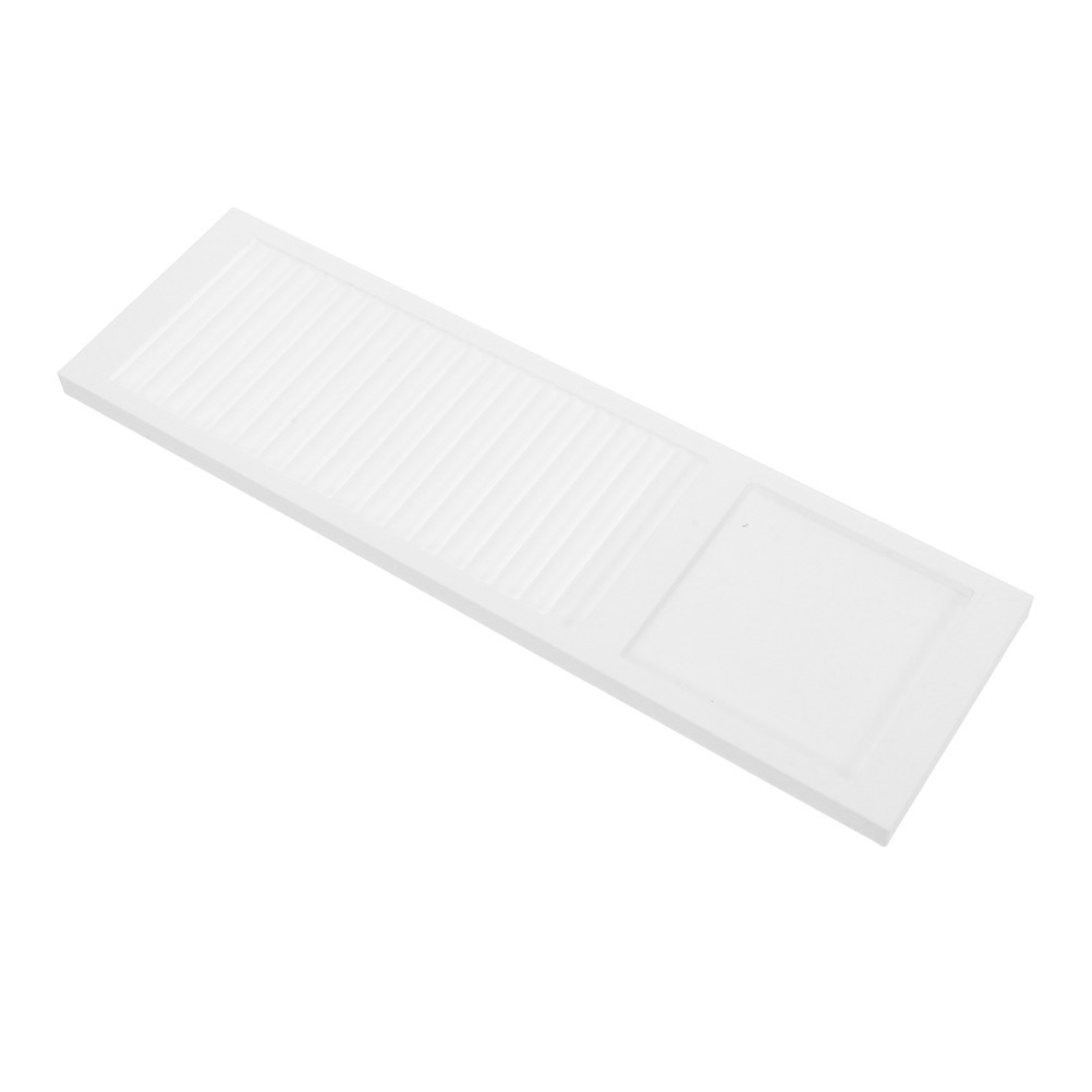 Pair of White Plastic Mini Shutters for Dollhouse Windows 1 12 Scale Durable