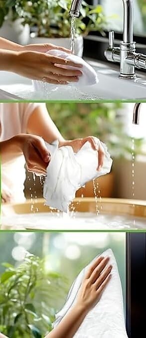 Streak Free Factory MicroFiber Glass Stainless Steel Cleaning Cloth 3 Pack