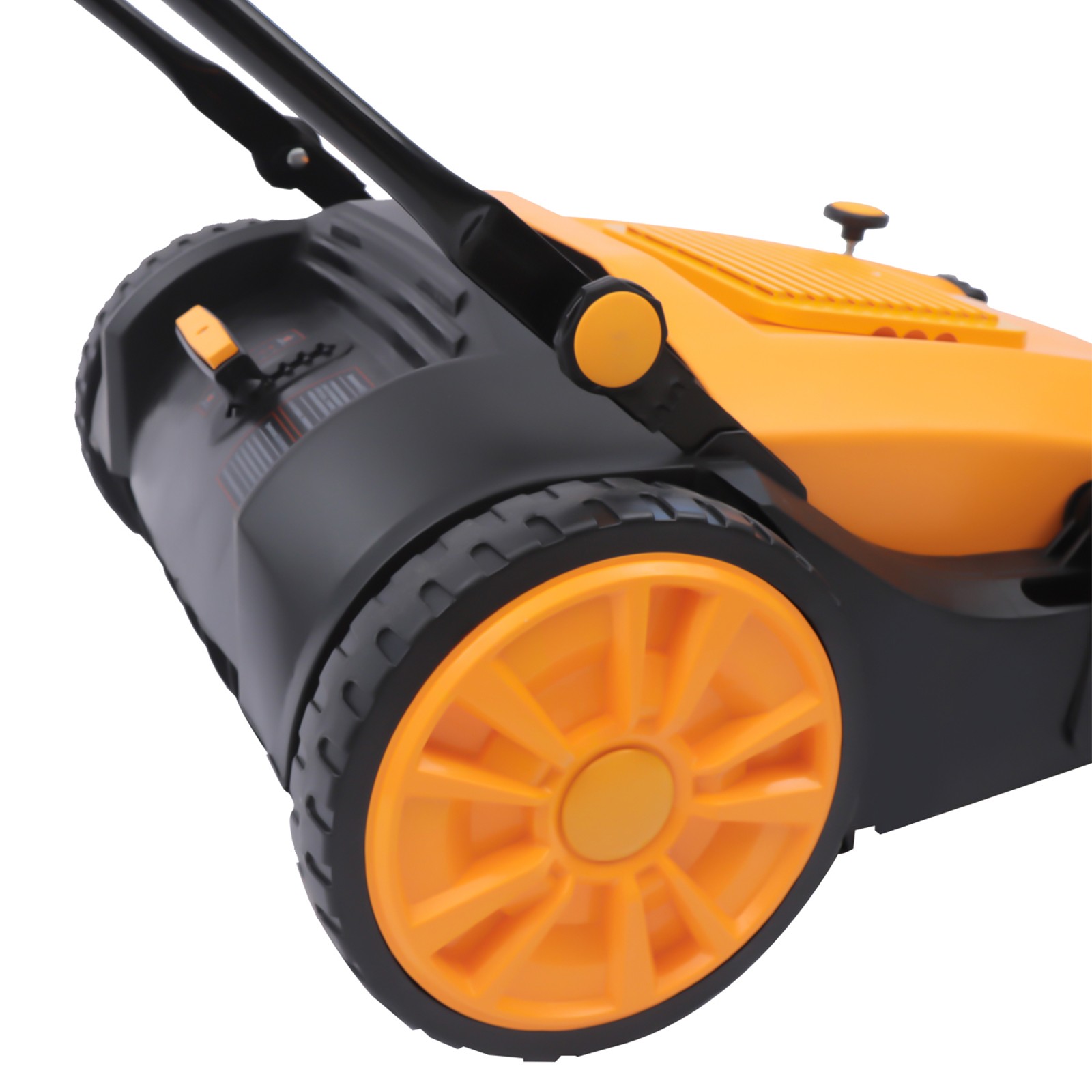 Walk-Behind Pavement Street Sweeping Tool Cleaner Floor 55L 41″Hand Push Sweeper