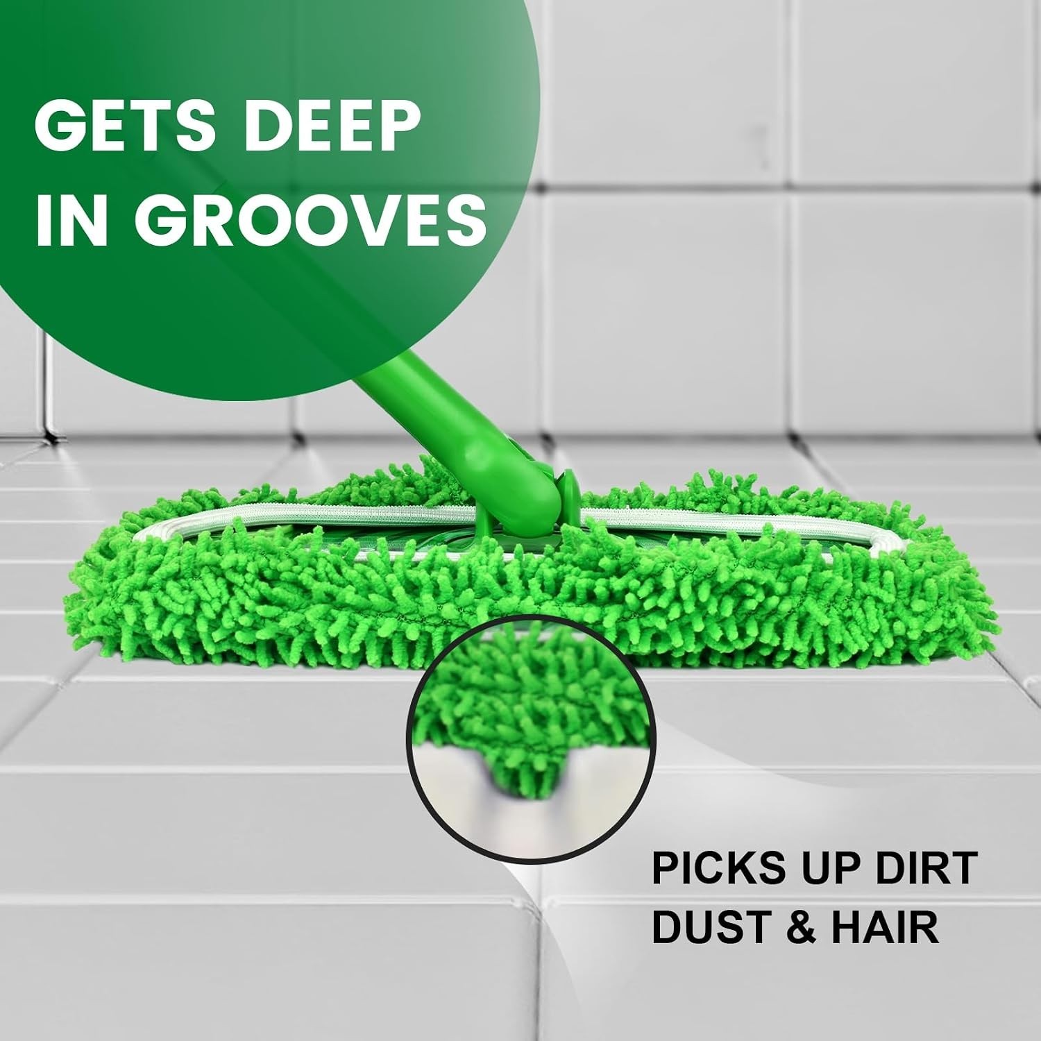 6 Pack High Quality Microfiber Mop Pads – Long-lasting and Eco-Conscious