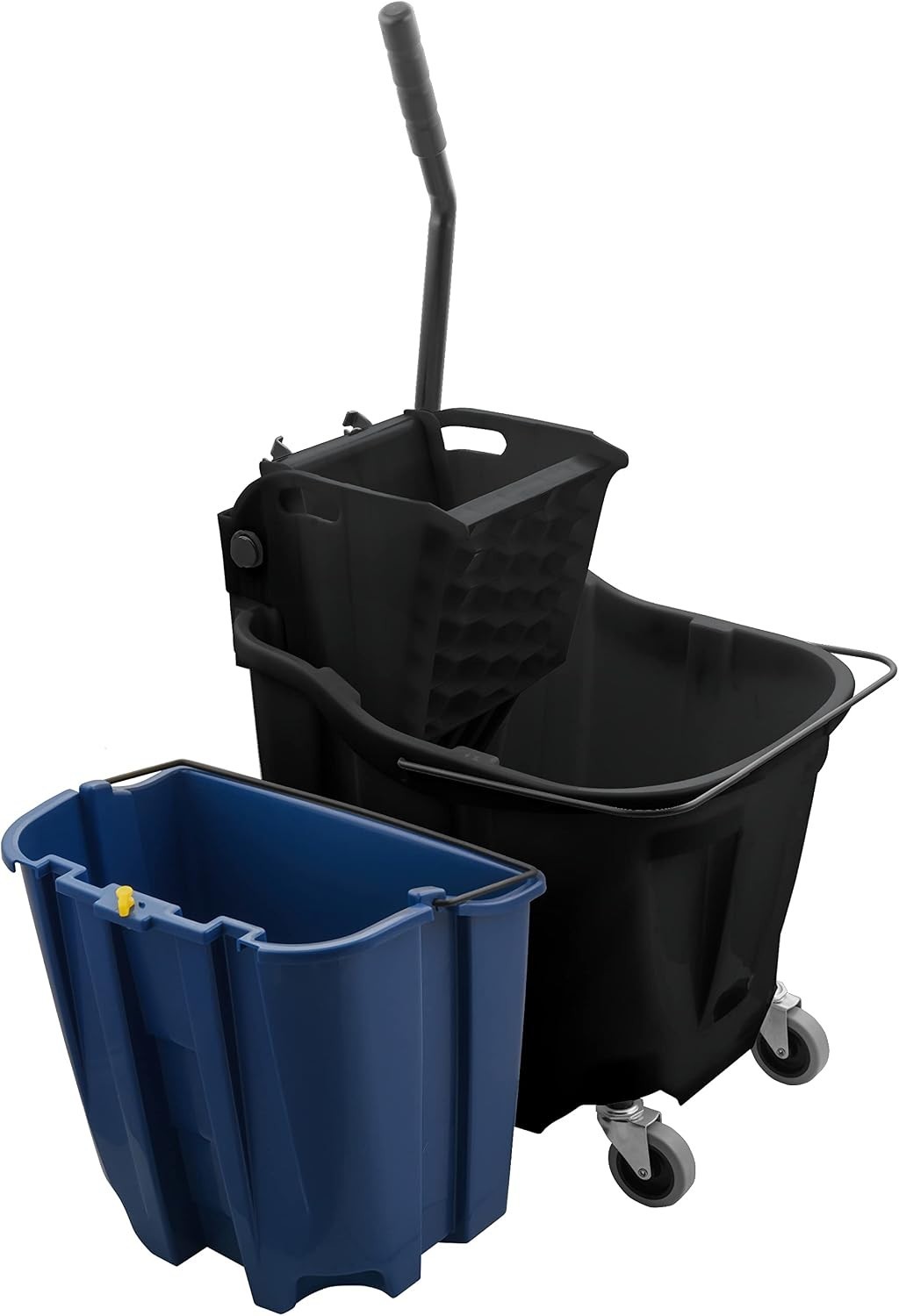 Commercial 35 Qt Mop Bucket with Side Press Wringer – Heavy Duty Cleaning System