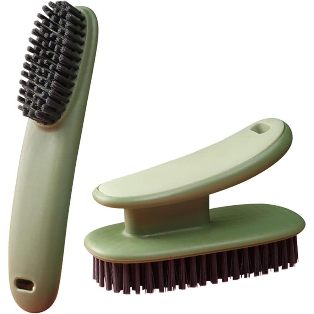 Household Cleaning Scrub Brushes for Laundry Shoes Stains Soft Bristle Easy Grip