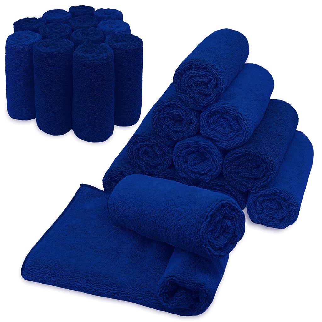Microfiber Cleaning Cloth Set Of 24 Towel Rag Car Polishing Detailing No-Scratch