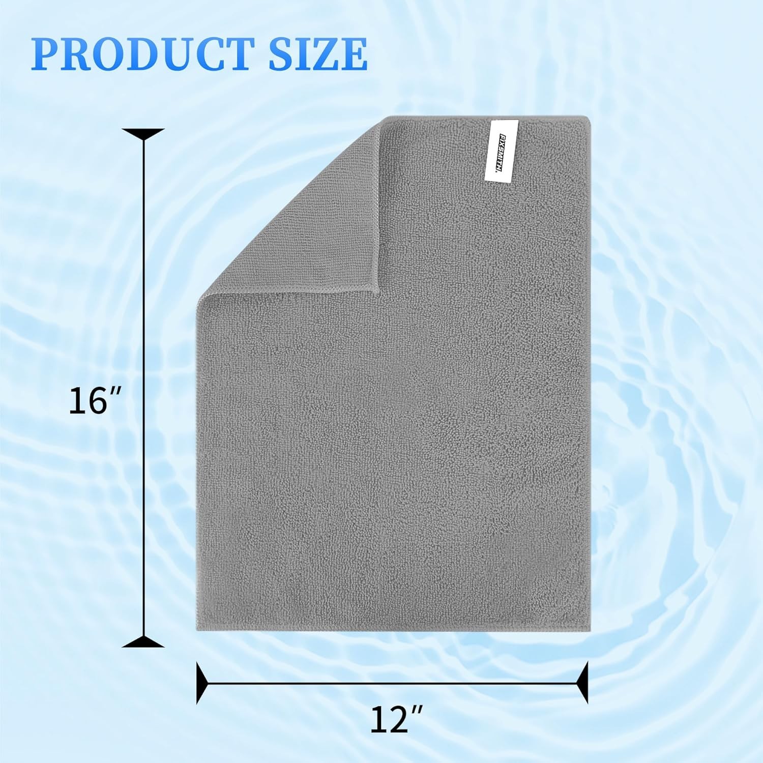 High-Quality Microfiber Cleaning Rags – Pack of 8, Soft & Super Absorbent Cloths