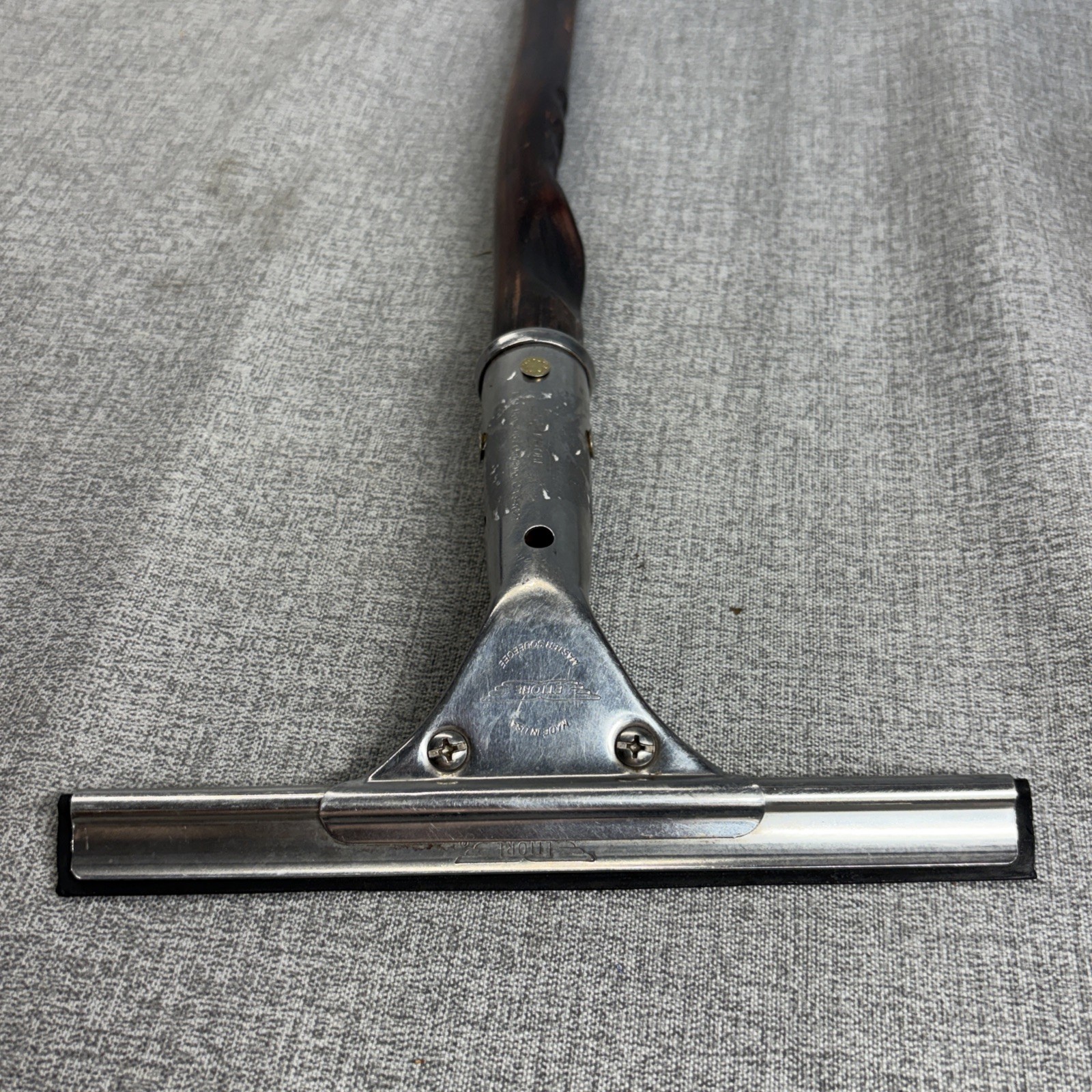 ETTORE Master Window Squeegee 9.75″ Steccone Products Co. USA With Wood Handle