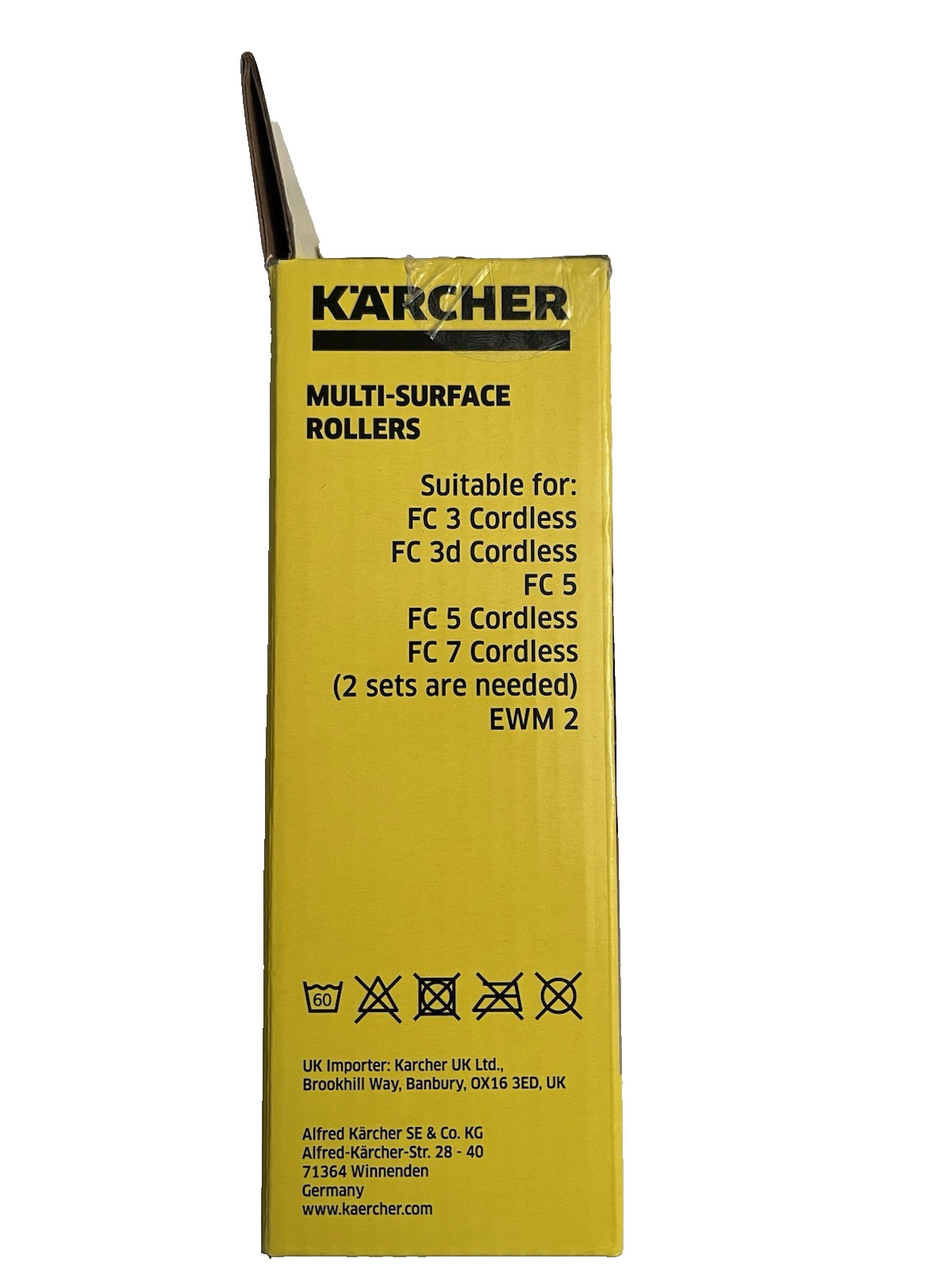 Kคrcher Microfiber Multisurface 2 Pack Roller For Kคrcher Floor Cleaner FC 3-FC7