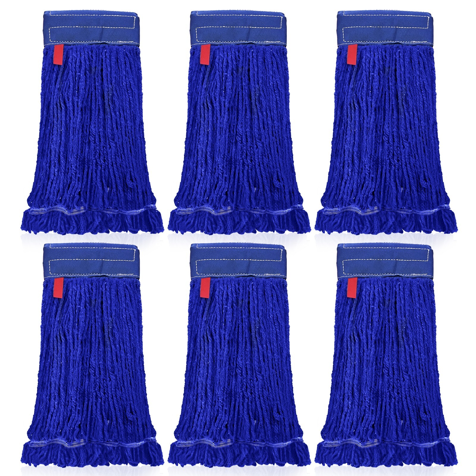 24oz Heavy Duty Loop End Replacement Mop Head, Commercial and Household Cleaning