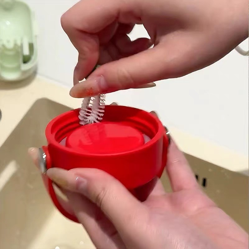 3 in 1 Portable Scalable sponge cup brush, Cup Cover Cleaning Brush Household