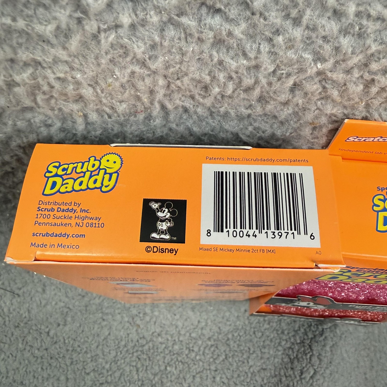Lot of 2 Scrub Daddy Sponge 2 Pack Pink Disney Mickey Mouse Minnie Special Editi