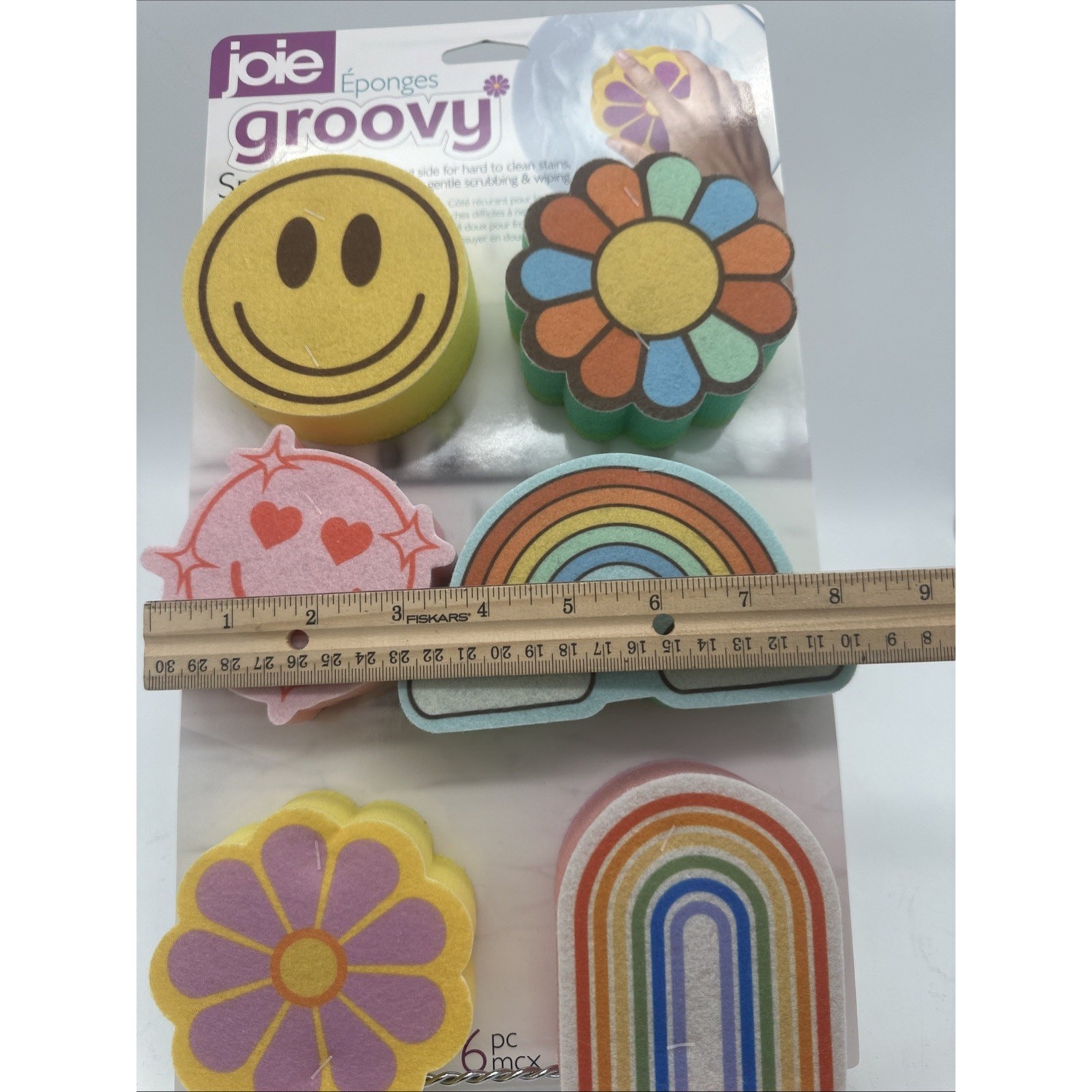 Joie Groovy Sponges 6 Count