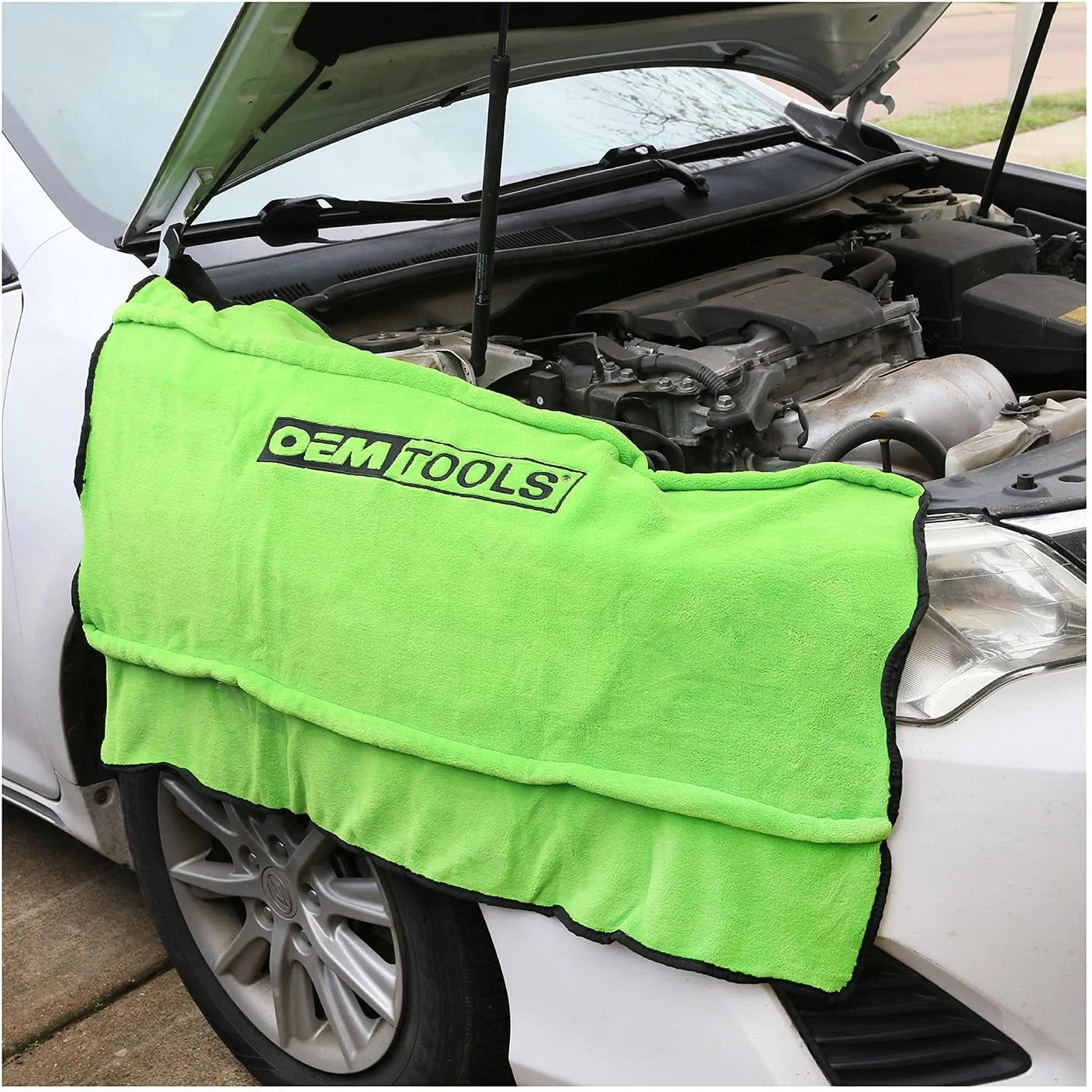 OEMTOOLS Soft Fender Covers for Mechanics, Magnetic Fender Cover 42″ x24″ | Magn