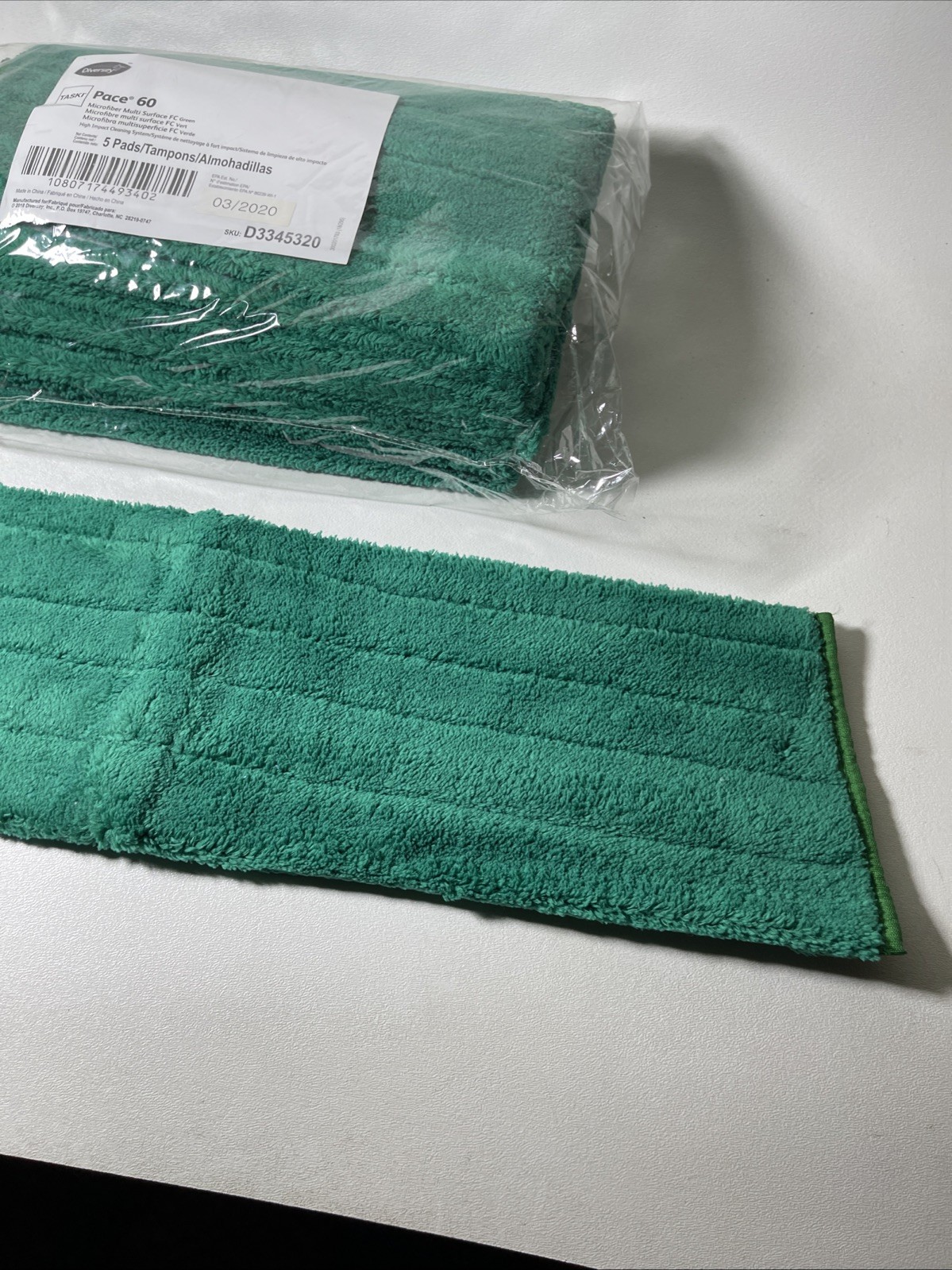 5 Pack Diversey High Quality Microfiber Mop Pads