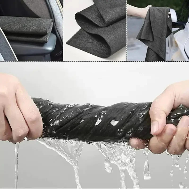 New Thickened Magic Cleaning Cloth Microfiber Glass Clean Towel Reusable Washabl