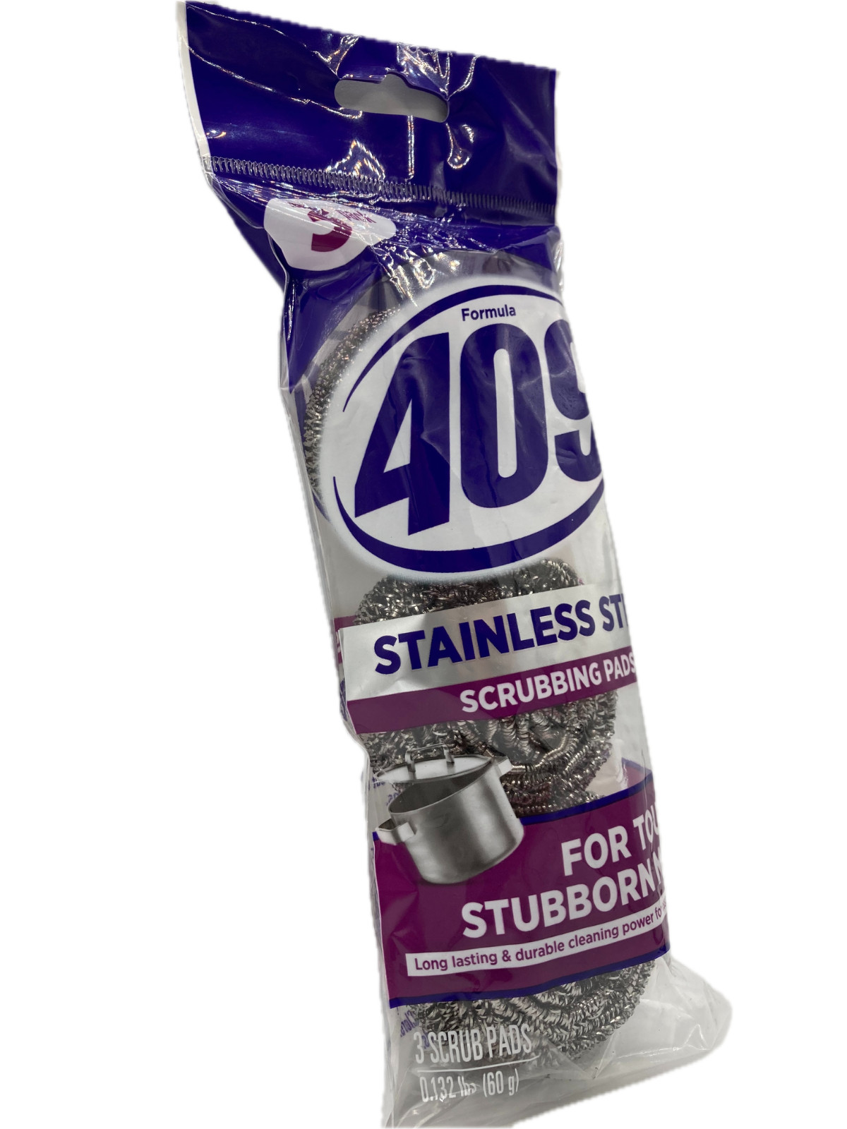 409 Stainless Steel Scrubbing Pads 3pk (1 Pack of 3 each)