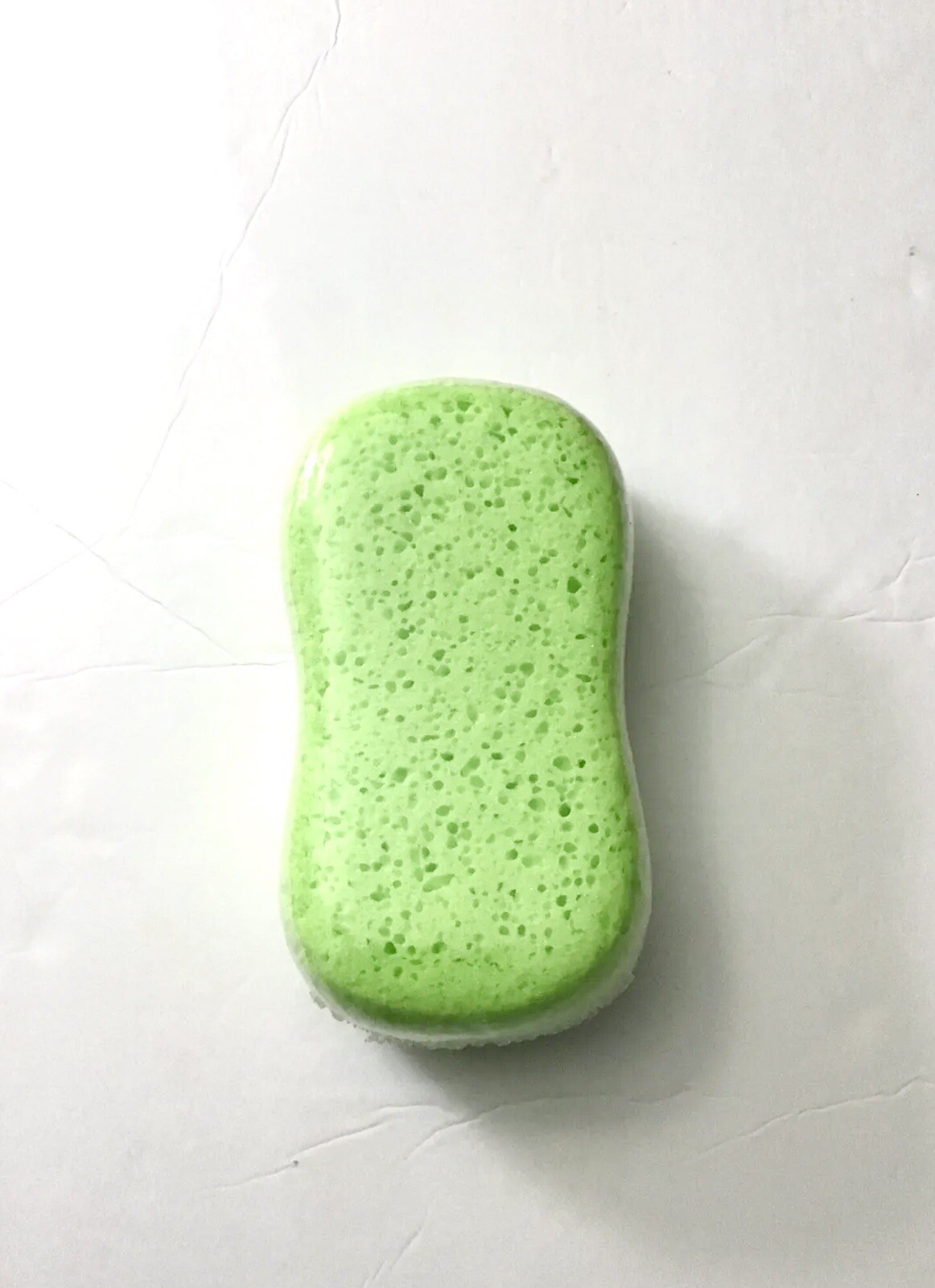 1 PC CAR WASH SPONGE EASY GRIP REUSABLE SUPER ABSORBENT GREEN COLOR